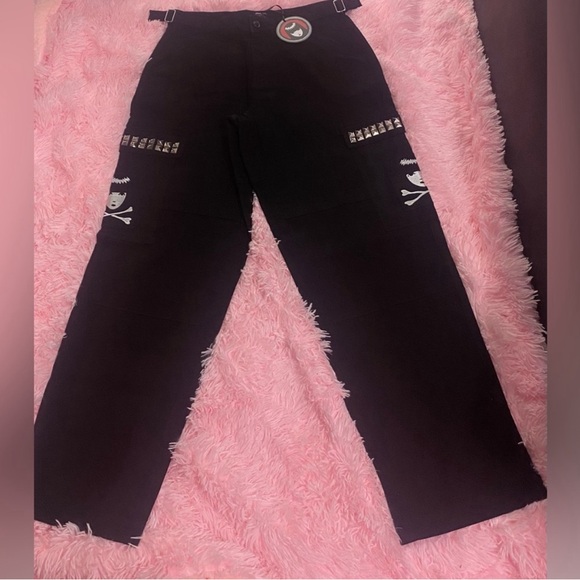 Dolls Kill x Emily The Strange | Stay Distant Cargo Pants - Picture 1 of 4